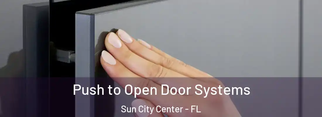 Push to Open Door Systems Sun City Center - FL
